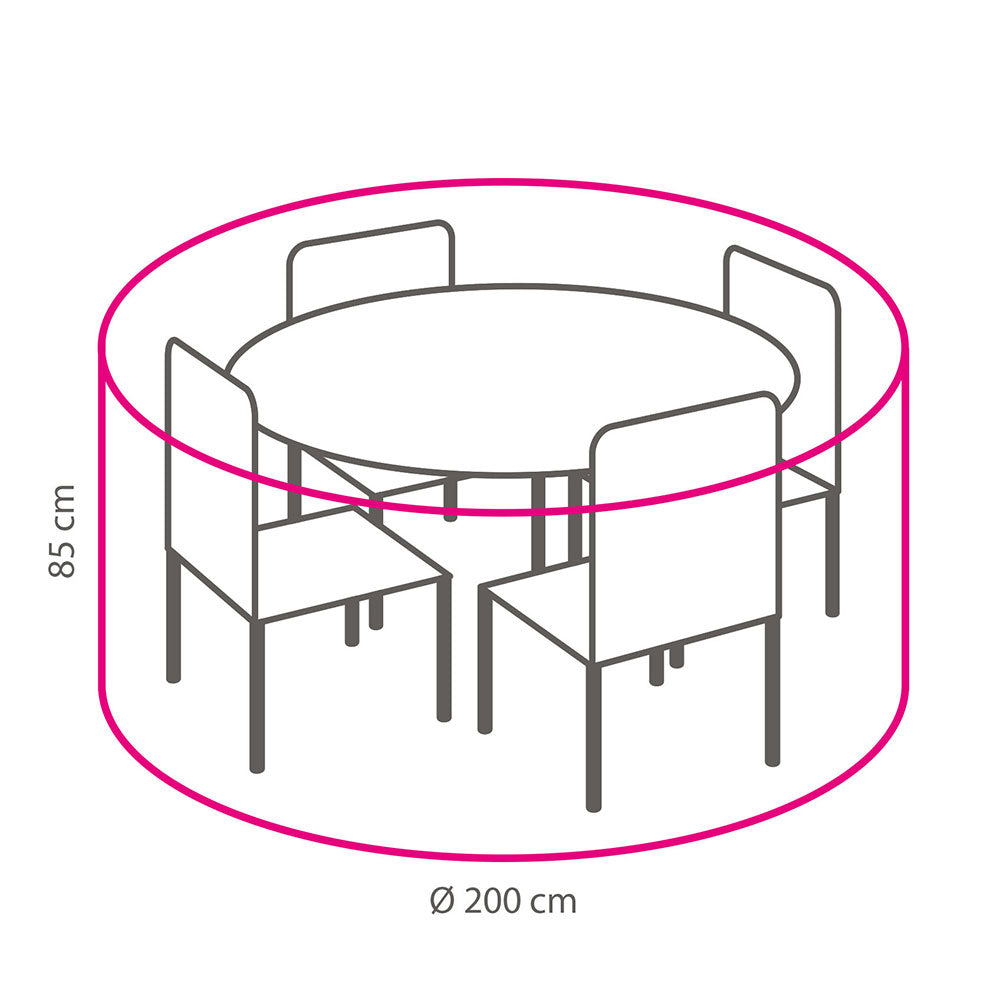 ABDECKPLANE FÜR ESS- UND GARTENSETS