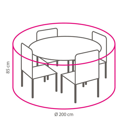 ABDECKPLANE FÜR ESS- UND GARTENSETS