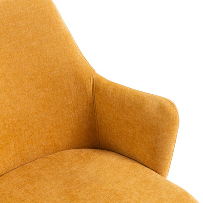 Rachele – Poltroncina in tessuto con gambe in metallo