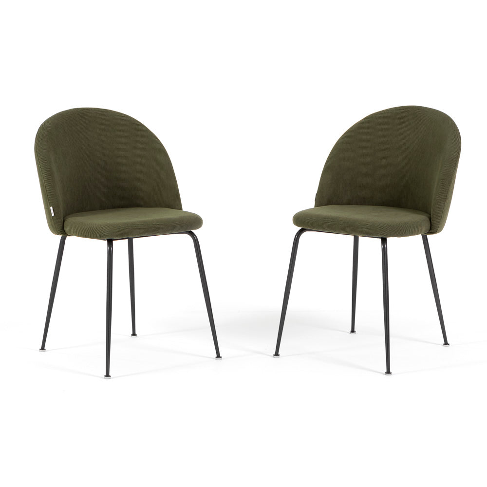 STÜHLE SARA AUS CORD-SAMT
