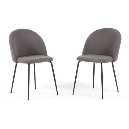 STÜHLE SARA AUS CORD-SAMT