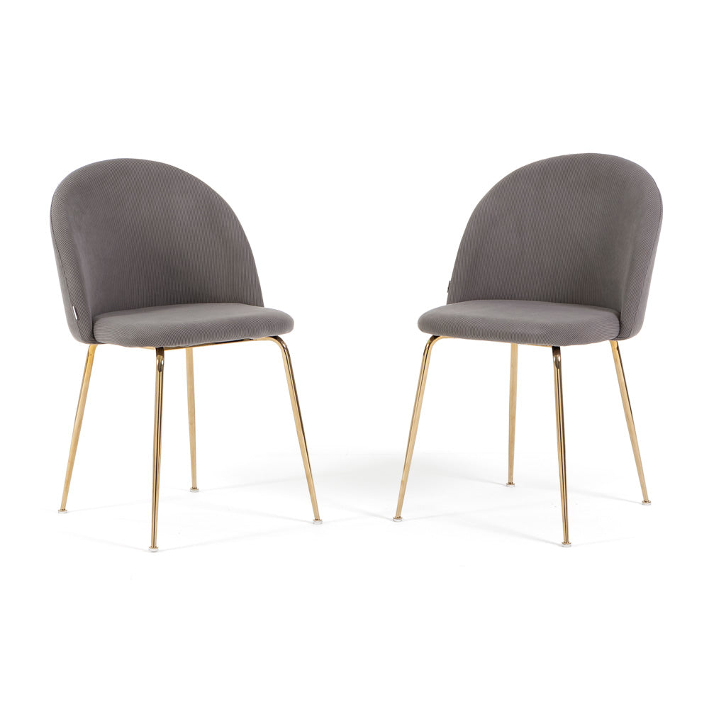 STÜHLE SARA AUS CORD-SAMT