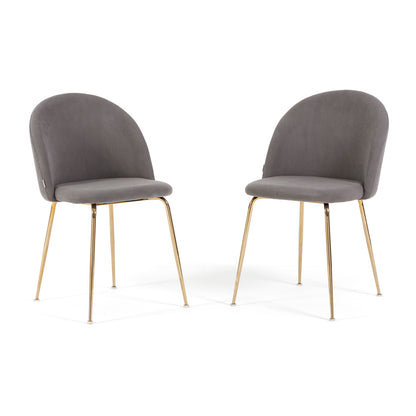 STÜHLE SARA AUS CORD-SAMT