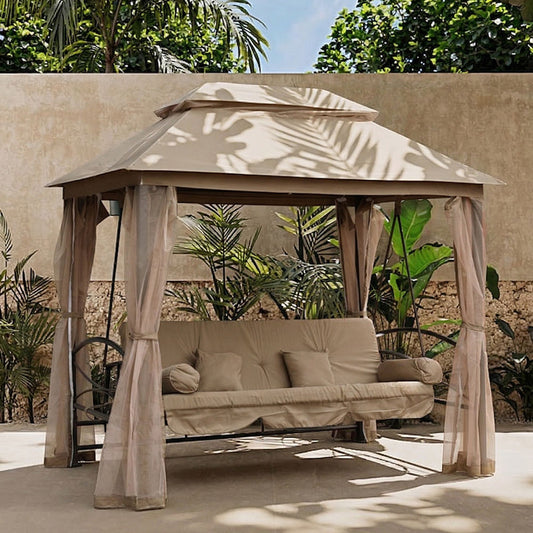 HÄNGESCHAUKEL CLEOPATRA MIT PAVILLON