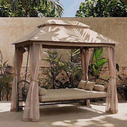 HÄNGESCHAUKEL CLEOPATRA MIT PAVILLON