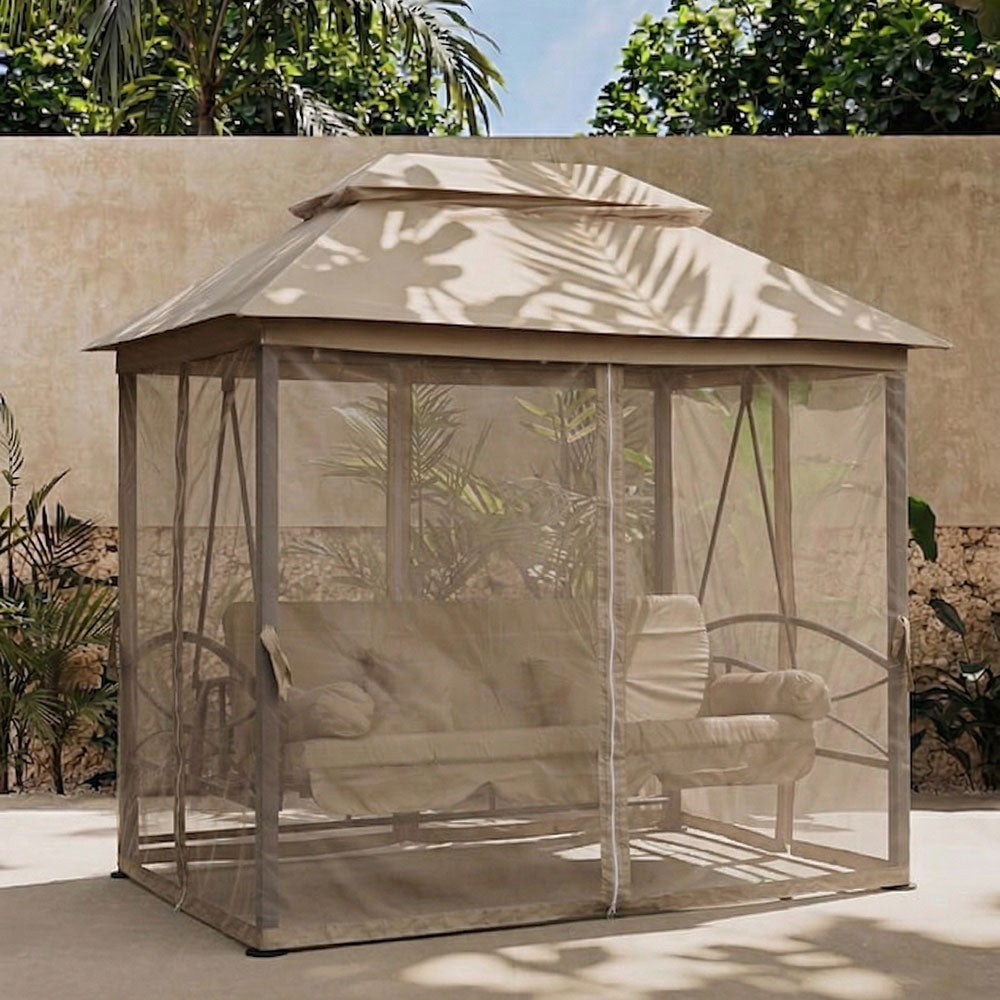 HÄNGESCHAUKEL CLEOPATRA MIT PAVILLON