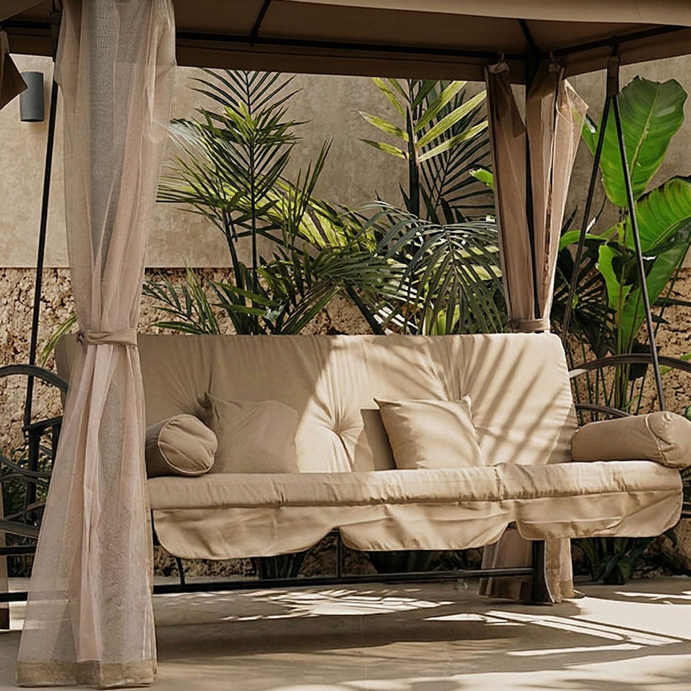 HÄNGESCHAUKEL CLEOPATRA MIT PAVILLON