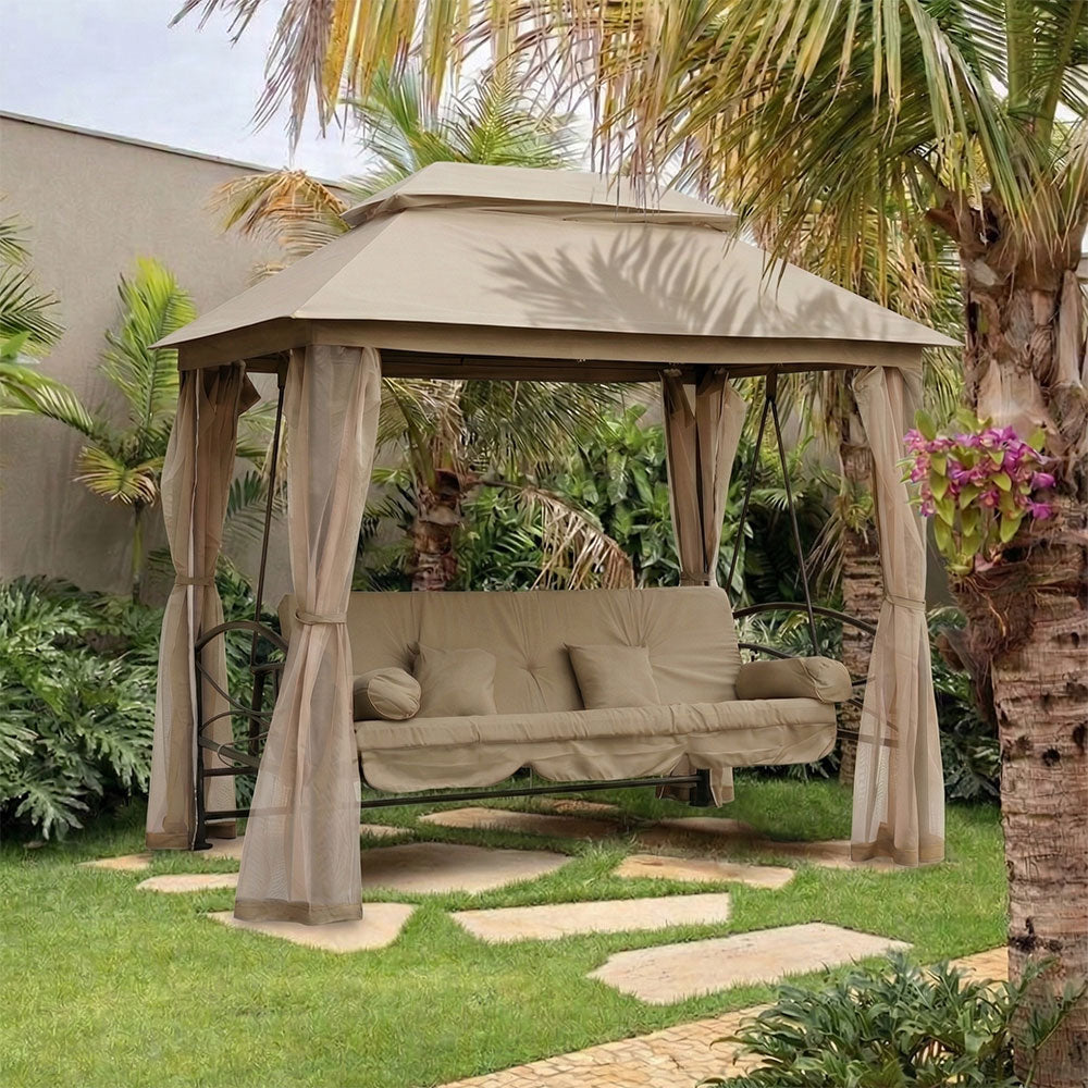 HÄNGESCHAUKEL CLEOPATRA MIT PAVILLON