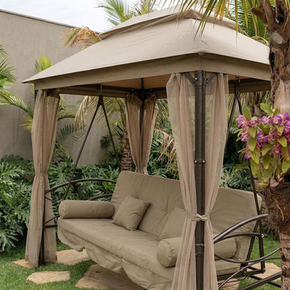 HÄNGESCHAUKEL CLEOPATRA MIT PAVILLON