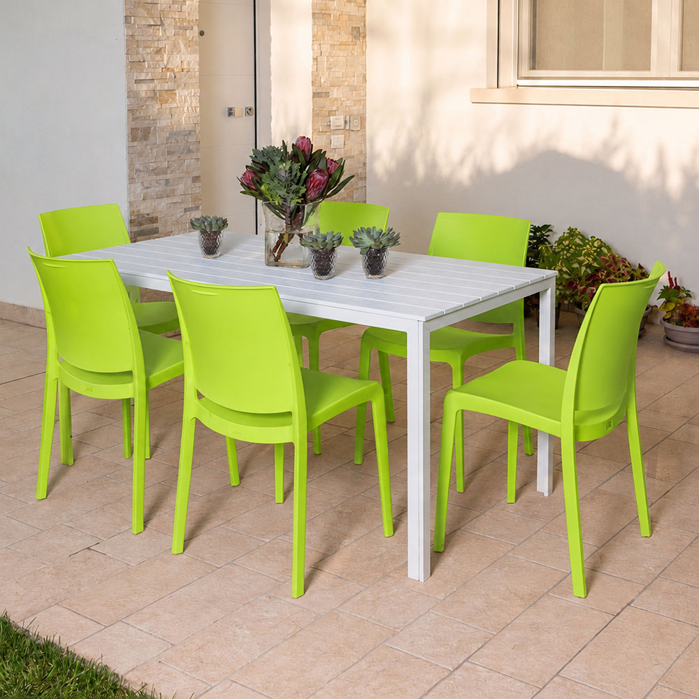 Carmen – sedia in polipropilene dal design lineare