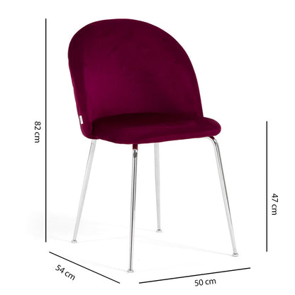 STÜHLE SARA AUS SAMT