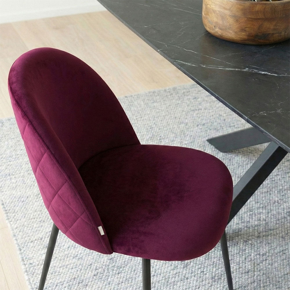 STÜHLE SARA AUS SAMT